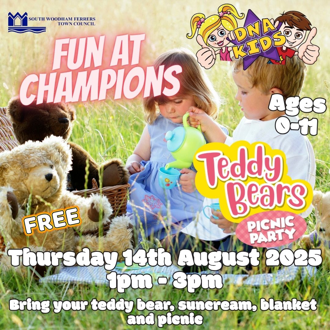 Free Fun at Champons Manor Hall Event - Teddy Bear Picnic on 14th August 2025