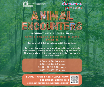 Summer Youth Events Animal Encounters on 18th August 2025