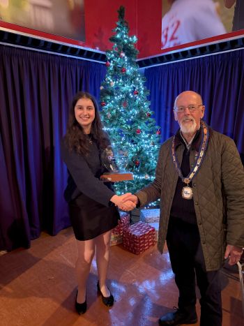 Annual Town Mayors Award to a pupil at William De Ferrers School 